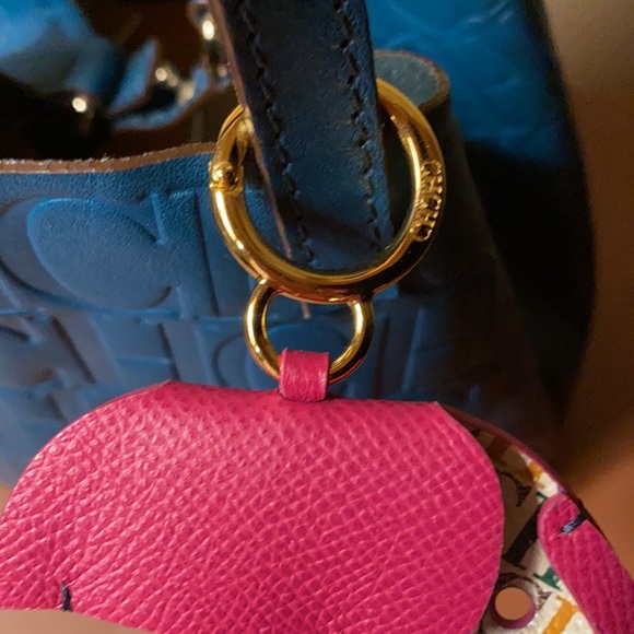 Carolina Herrera Teal Matryoshka with Charm NEW - Picture 4 of 15